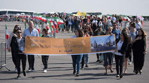 Free Iran Rally in Paris (Photo Credit: Saudi Gazette )